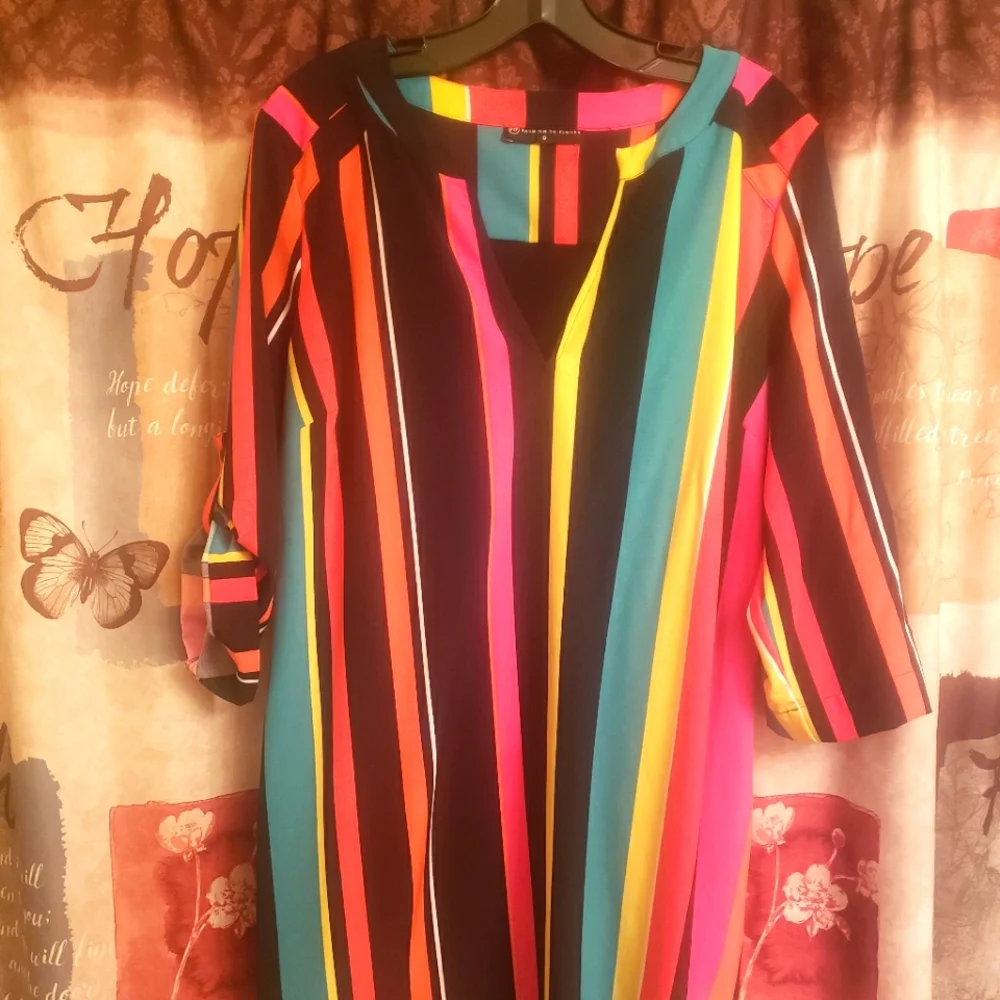 Multi Color Dress - Picture 1 of 4